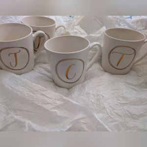 18oz Monogram mug Initials J, C and T NWT